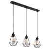 Lámparas Globo Lighting Zachary Lámparas suspendidas Negro, 3 luces