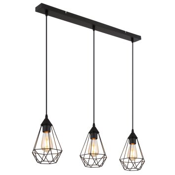 Lámparas Globo Lighting Zachary Lámparas suspendidas Negro, 3 luces