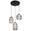 Lámparas Globo Lighting Fluoro Lámparas suspendidas LED Negro, 1 luz