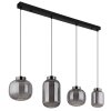 Lámparas Globo Lighting Fluoro Lámparas suspendidas LED Negro, 1 luz