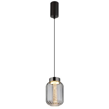 Lámparas Globo Lighting Fluoro Lámparas suspendidas LED Negro, 1 luz