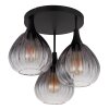 Lámparas Globo Lighting Olsen Plafones Negro, 3 luces