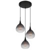 Lámparas Globo Lighting Olsen Lámparas suspendidas Negro, 3 luces