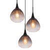 Lámparas Globo Lighting Olsen Lámparas suspendidas Negro, 3 luces