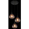 Lámparas Globo Lighting Olsen Lámparas suspendidas Negro, 3 luces