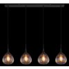 Lámparas Globo Lighting Olsen Lámparas suspendidas Negro, 4 luces