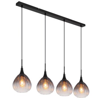 Lámparas Globo Lighting Olsen Lámparas suspendidas Negro, 4 luces