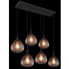 Lámparas Globo Lighting Olsen Lámparas suspendidas Negro, 6 luces