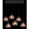 Lámparas Globo Lighting Olsen Lámparas suspendidas Negro, 6 luces