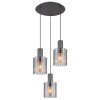 Lámparas Globo Lighting Tulivar Lámparas suspendidas Gris, 3 luces