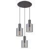 Lámparas Globo Lighting Tulivar Lámparas suspendidas Gris, 3 luces