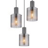 Lámparas Globo Lighting Tulivar Lámparas suspendidas Gris, 3 luces