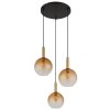 Lámparas Globo Lighting Marinella Lámparas suspendidas Negro, 3 luces