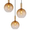 Lámparas Globo Lighting Marinella Lámparas suspendidas Negro, 3 luces