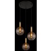 Lámparas Globo Lighting Marinella Lámparas suspendidas Negro, 3 luces