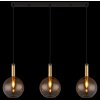 Lámparas Globo Lighting Marinella Lámparas suspendidas Negro, 3 luces