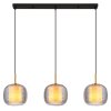 Lámparas Globo Lighting Lampigna Lámparas suspendidas Latón, Negro, 3 luces