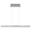 Lámparas Globo Lighting Ethan Lámparas suspendidas LED aluminio bruñido, Blanca, 1 luz