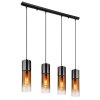 Lámparas Globo Lighting Annika Lámparas suspendidas Negro, 4 luces