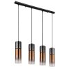 Lámparas Globo Lighting Annika Lámparas suspendidas Negro, 4 luces