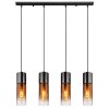 Lámparas Globo Lighting Annika Lámparas suspendidas Negro, 4 luces