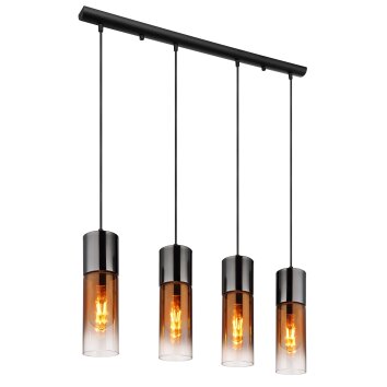 Lámparas Globo Lighting Annika Lámparas suspendidas Negro, 4 luces