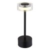 Lámparas Globo Lighting Shira Lámparas de mesa LED Negro, 1 luz