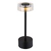 Lámparas Globo Lighting Shira Lámparas de mesa LED Negro, 1 luz