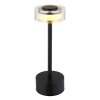 Lámparas Globo Lighting Shira Lámparas de mesa LED Negro, 1 luz