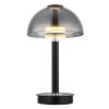 Lámparas Globo Lighting Uldin Lámparas de mesa LED Cromo, Negro, 1 luz