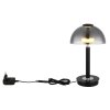 Lámparas Globo Lighting Uldin Lámparas de mesa LED Cromo, Negro, 1 luz