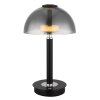 Lámparas Globo Lighting Uldin Lámparas de mesa LED Cromo, Negro, 1 luz