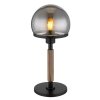 Lámparas Globo Lighting Haku Lámparas de mesa Crudo, Negro, 1 luz