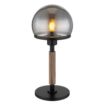 Lámparas Globo Lighting Haku Lámparas de mesa Crudo, Negro, 1 luz