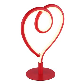 Lámparas Globo Lighting Amore Lámparas de mesa LED Rojo, 1 luz