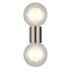 Lámparas Globo Lighting Ander Apliques Gris, 2 luces