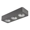 Lámparas Globo Lighting Hangarau Plafones LED Gris, 1 luz