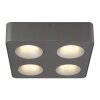 Lámparas Globo Lighting Hangarau Plafones LED Gris, 1 luz