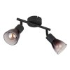 Lámparas Globo Lighting Satella Plafones, Spot techo, Apliques, Spot de pared Negro, 2 luces