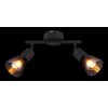 Lámparas Globo Lighting Satella Plafones, Spot techo, Apliques, Spot de pared Negro, 2 luces