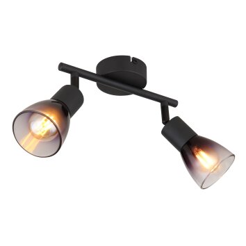 Lámparas Globo Lighting Satella Plafones, Spot techo, Apliques, Spot de pared Negro, 2 luces