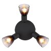 Lámparas Globo Lighting Satella Plafones, Spot techo, Apliques, Spot de pared Negro, 3 luces