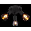 Lámparas Globo Lighting Satella Plafones, Spot techo, Apliques, Spot de pared Negro, 3 luces