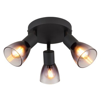 Lámparas Globo Lighting Satella Plafones, Spot techo, Apliques, Spot de pared Negro, 3 luces