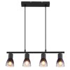 Lámparas Globo Lighting Satella Lámparas suspendidas Negro, 4 luces