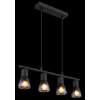 Lámparas Globo Lighting Satella Lámparas suspendidas Negro, 4 luces