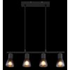 Lámparas Globo Lighting Satella Lámparas suspendidas Negro, 4 luces