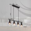 Lámparas Globo Lighting Satella Lámparas suspendidas Negro, 4 luces