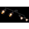 Lámparas Globo Lighting Satella Plafones, Spot techo, Apliques, Spot de pared Negro, 4 luces