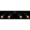 Lámparas Globo Lighting Satella Plafones, Spot techo, Apliques, Spot de pared Negro, 4 luces